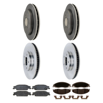 ACDelco® - Silver™ Front and Rear Brake Kit with Ceramic Pads