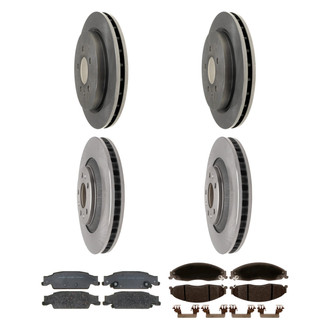 ACDelco® - Silver™ Front and Rear Brake Kit with Ceramic Pads