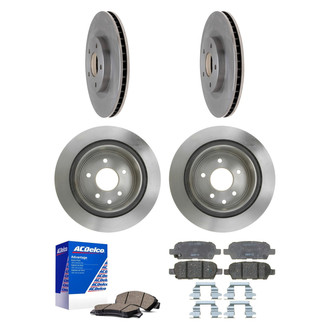 ACDelco® - Silver™ Front and Rear Brake Kit with Ceramic Pads