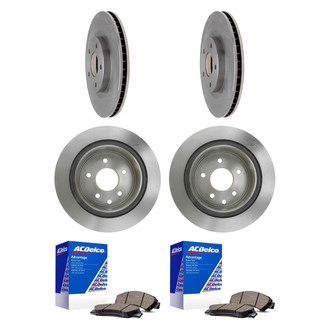 ACDelco® - Silver™ Front and Rear Brake Kit with Ceramic Pads