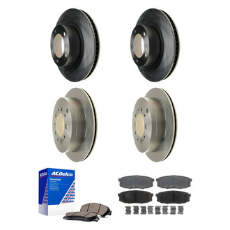 ACDelco® - Silver™ Front and Rear Brake Kit with Ceramic Pads