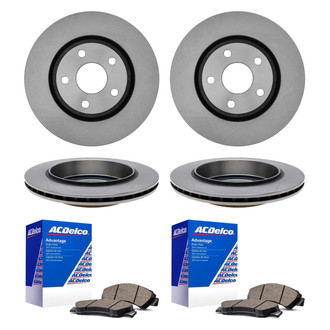 ACDelco® - Silver™ Brake Kit with Ceramic Pads