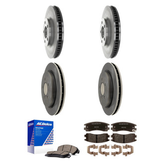 ACDelco® - Silver™ Front and Rear Brake Kit with Ceramic Pads