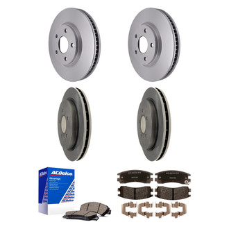 ACDelco® - Silver™ Front and Rear Brake Kit with Ceramic Pads