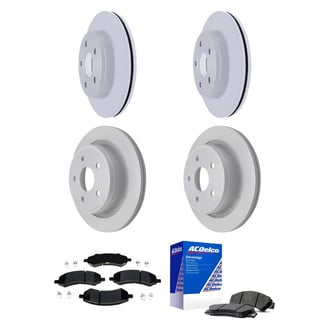 ACDelco® - Silver™ Front and Rear Brake Kit with Semi-Metallic Pads