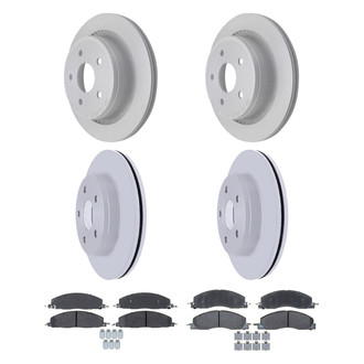ACDelco® - Silver™ Front and Rear Brake Kit with Semi-Metallic Pads