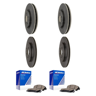 ACDelco® - Silver™ Front and Rear Brake Kit with Ceramic Pads