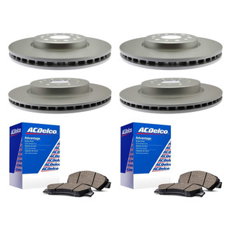 ACDelco® - Silver™ Front and Rear Brake Kit with Ceramic Pads
