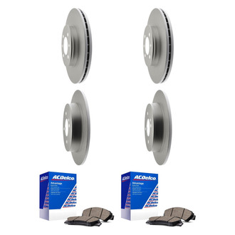 ACDelco® - Silver™ Front and Rear Brake Kit with Ceramic Pads