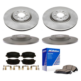 ACDelco® - Silver™ Front and Rear Brake Kit with Ceramic Pads