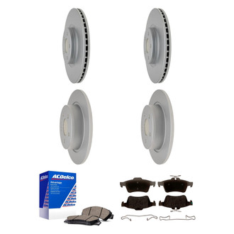 ACDelco® - Silver™ Front and Rear Brake Kit with Ceramic Pads