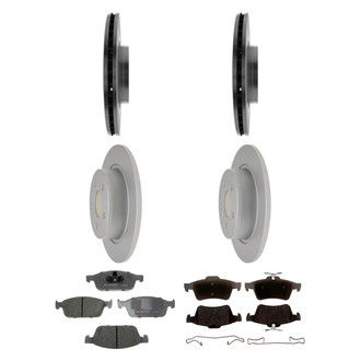 ACDelco® - Silver™ Front and Rear Brake Kit with Ceramic Pads