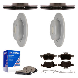 ACDelco® - Silver™ Front and Rear Brake Kit with Ceramic Pads