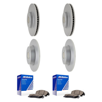 ACDelco® - Silver™ Front and Rear Brake Kit with Ceramic Pads