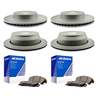 ACDelco® - Silver™ Front and Rear Brake Kit with Ceramic Pads