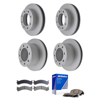 ACDelco® - Silver™ Front and Rear Brake Kit with Ceramic Pads