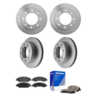 ACDelco® - Silver™ Front and Rear Brake Kit with Ceramic Pads