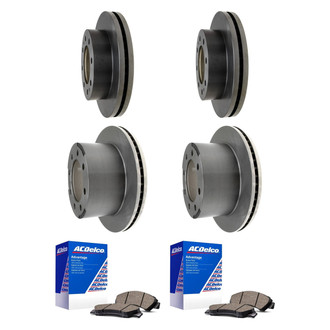 ACDelco® - Silver™ Front and Rear Brake Kit with Ceramic Pads