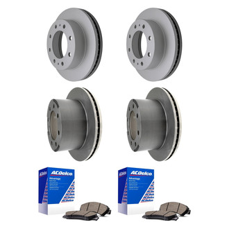 ACDelco® - Silver™ Front and Rear Brake Kit with Ceramic Pads