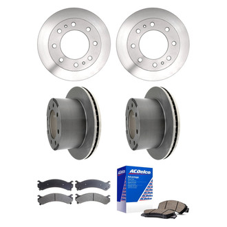 ACDelco® - Silver™ Front and Rear Brake Kit with Ceramic Pads