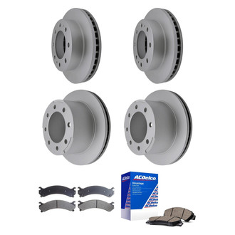 ACDelco® - Silver™ Front and Rear Brake Kit with Ceramic Pads
