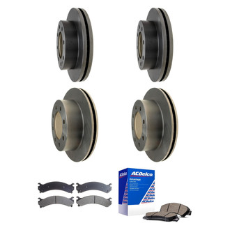 ACDelco® - Silver™ Front and Rear Brake Kit with Ceramic Pads