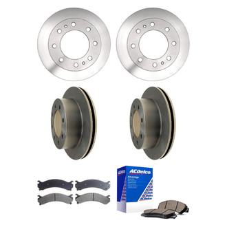 ACDelco® - Silver™ Front and Rear Brake Kit with Ceramic Pads