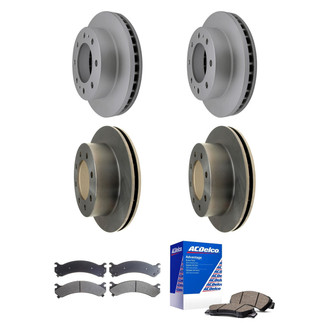 ACDelco® - Silver™ Front and Rear Brake Kit with Ceramic Pads
