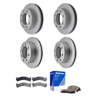 ACDelco® - Silver™ Front and Rear Brake Kit with Ceramic Pads