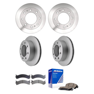 ACDelco® - Silver™ Front and Rear Brake Kit with Ceramic Pads