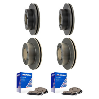 ACDelco® - Silver™ Front and Rear Brake Kit with Ceramic Pads