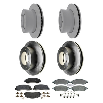 ACDelco® - Silver™ Front and Rear Brake Kit with Semi-Metallic Pads