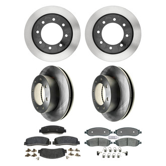 ACDelco® - Silver™ Front and Rear Brake Kit with Semi-Metallic Pads