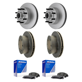 ACDelco® - Silver™ Brake Kit with Semi-Metallic Pads