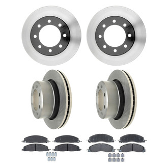 ACDelco® - Silver™ Front and Rear Brake Kit with Semi-Metallic Pads