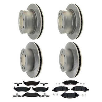 ACDelco® - Silver™ Front and Rear Brake Kit with Semi-Metallic Pads