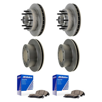 ACDelco® - Silver™ Front and Rear Brake Kit with Ceramic Pads