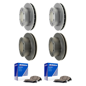 ACDelco® - Silver™ Front and Rear Brake Kit with Ceramic Pads