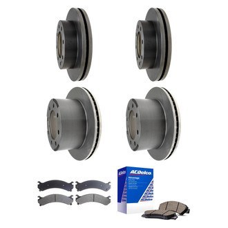 ACDelco® - Silver™ Front and Rear Brake Kit with Ceramic Pads