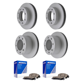 ACDelco® - Silver™ Front and Rear Brake Kit with Ceramic Pads