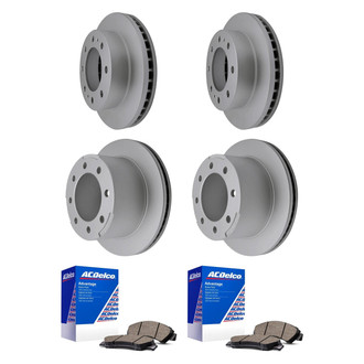 ACDelco® - Silver™ Front and Rear Brake Kit with Ceramic Pads