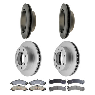ACDelco® - Silver™ Front and Rear Brake Kit with Ceramic Pads