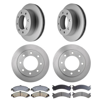 ACDelco® - Silver™ Front and Rear Brake Kit with Ceramic Pads