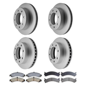 ACDelco® - Silver™ Front and Rear Brake Kit with Ceramic Pads