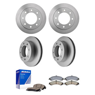 ACDelco® - Silver™ Front and Rear Brake Kit with Ceramic Pads