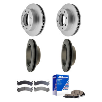 ACDelco® - Silver™ Front and Rear Brake Kit with Ceramic Pads