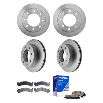 ACDelco® - Silver™ Front and Rear Brake Kit with Ceramic Pads