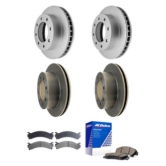 ACDelco® - Silver™ Front and Rear Brake Kit with Ceramic Pads
