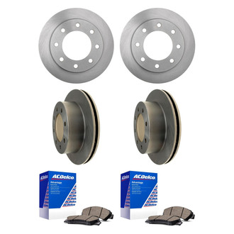 ACDelco® - Silver™ Front and Rear Brake Kit with Ceramic Pads