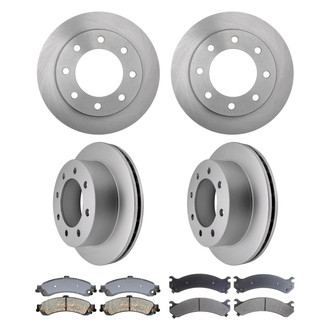 ACDelco® - Silver™ Front and Rear Brake Kit with Ceramic Pads